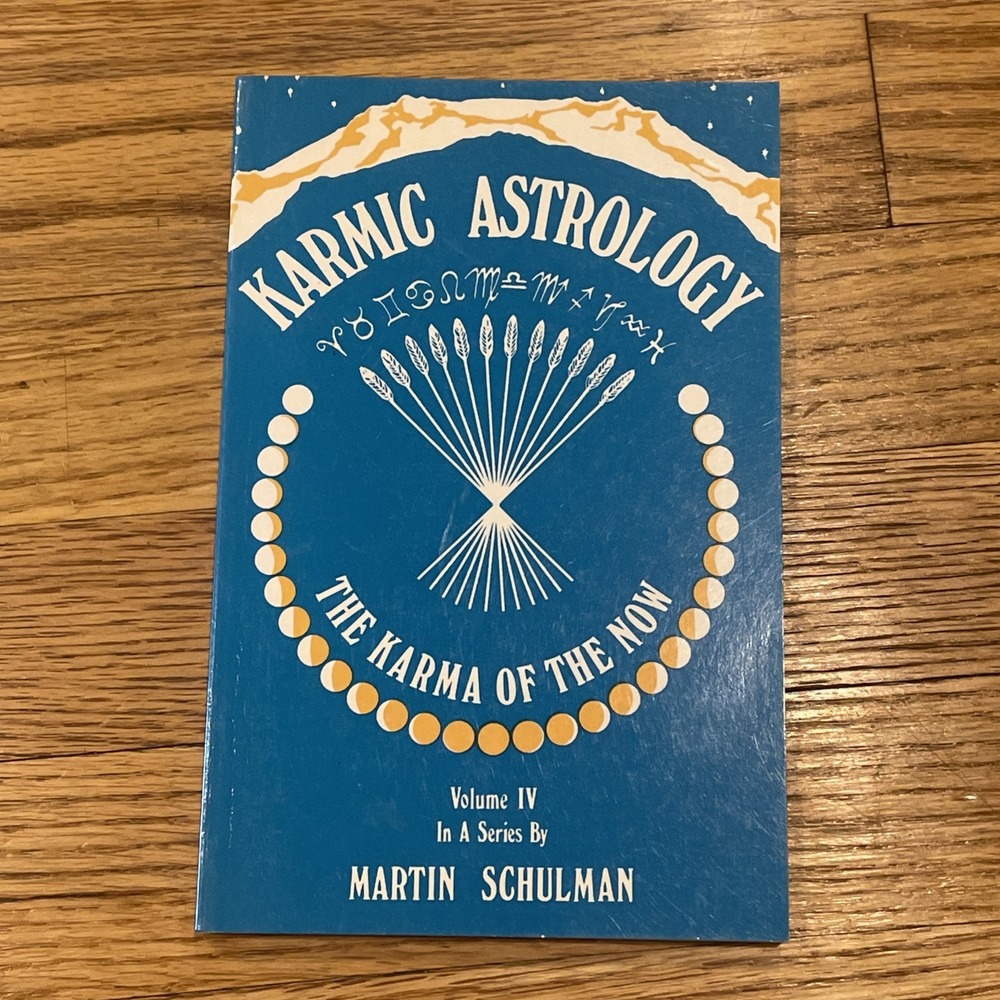 Karmic Astrology The Karma of the Now Volume IV Book Martin Schulman